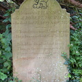 Gravestone at St Michael's Parish Church, Winterbourne, England