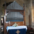 Old Organ at Parish Church of St Peter, Frampton Cotterell, England