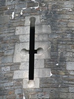 Caerphilly Castle - Arrow Slits in Wall