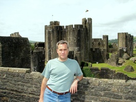 Me at Caerphilly Castle, Wales