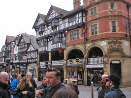 Streets in Chester, England