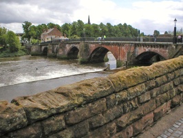 Old Bridge outside Chester, England