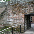 Old walls of Chester in UK