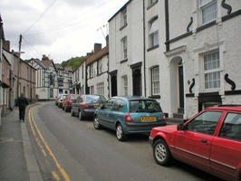 Street in Llangollen, Wales