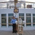 Me on the Royal Yacht Britannia, Edinburgh