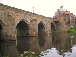 Bridge over river in Durham, England