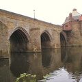 Bridge over river in Durham, England