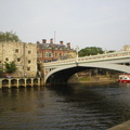 Bridge over river in York, England