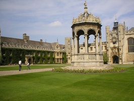 Quadrangle inside Trinity College, Cambridge