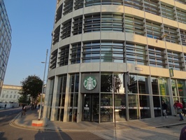 The Starbucks opposite London Tower