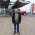 Danie at Canning Town station