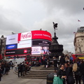 Busy Piccadilly Circus in London