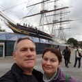 Us at the Cutty Sark in Greenwich