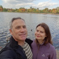 Us at the Serpentine Lake in Hyde Park