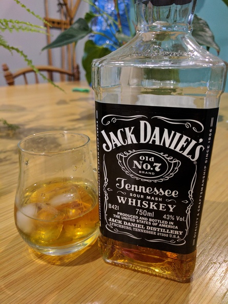 Jack Daniel's Whiskey left behind by my brother-in-law a good 3 years ago