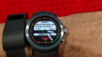 LG Watch Sport - BadApps Glass face (Watchmaker)
