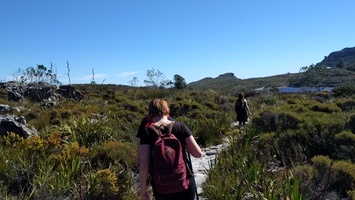 Video of us walking around the Hely Hutchinson Dam on top of Table Mountain