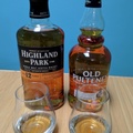 Highland Park 12 Year Old Single Malt Scotch Whisky and an Old Pulteney 12 Year Old Single Malt Scotch Whisky