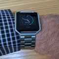 Fitbit Blaze with stainless steel band and strap