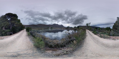 Google Photosphere of the dam at Kromrivier