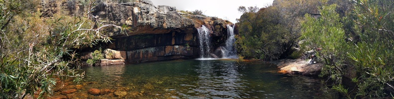 Panorama view of Disa Pool and Waterfall_180