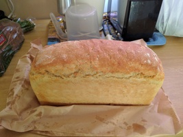 Freshly baked farm bread at Kromrivier