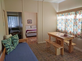 View of the two bedrooms