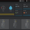 my Acurite's own dashboard showing live weather