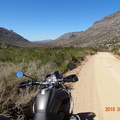 Just crested the top of Uitkyk Pass and heading towards Kromrivier