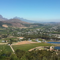 View over Franschhoek from the pass