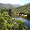 View downstream of Bains Kloof river