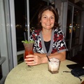 Enjoying cocktails at Alba Lounge at V&A Waterfront