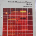 HP41C Extended Function / Memory Module Owner's Manual