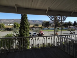 Matjiesfontein - View from balcony at Lord Milner Hotel