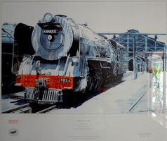 Matjiesfontein - Print of Proud Lady SAR Class 15F No 1024 built by North British Locomtive in 1937