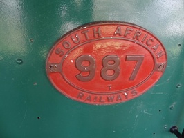 Matjiesfontein - Steam Loco plate no 987