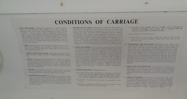 Matjiesfontein - Conditions of Carriage in old London bus