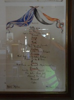 Matjiesfontein - Lairds Arms old menu from 26 November 1902