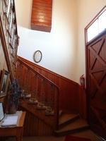 Inside the NG Church at Sutherland - Staircase