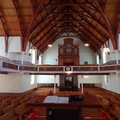 Inside the NG Church at Sutherland - we had a guided tour - wood imported from England and Scotland