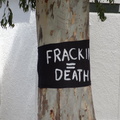 No Fracking Signs at Prince Albert