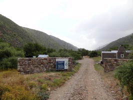 Entrance to Nature Reserve and Gamkaskloof Valley known as The Hell
