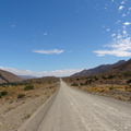 Long straight stretches of perfect gravel road allowed speed of 100-110km/h