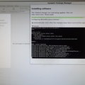 Linux Mint 12 Install - Shows Software Install on the go... normally you don't see the details screen