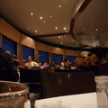 Inside the revolving restaurant