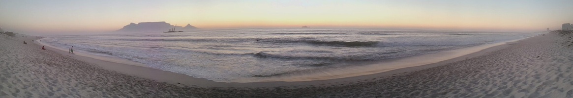 Panoramic view at Blouberg Beach
