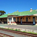 HDR photo of old station building at Botrivier Station