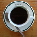 Coffee in an old SAR Coffee Cup