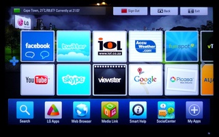 LG TV - Premium apps screen 1 of 2