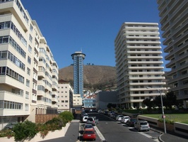 Revolving restaurant at top of tower in Sea Point